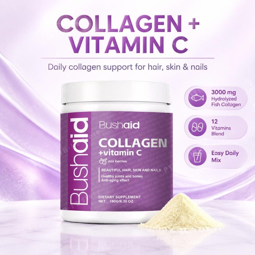 Marine Aquarium - Hydrolysiertes Meereskollagen-Peptidpulver mit Vitamin C und