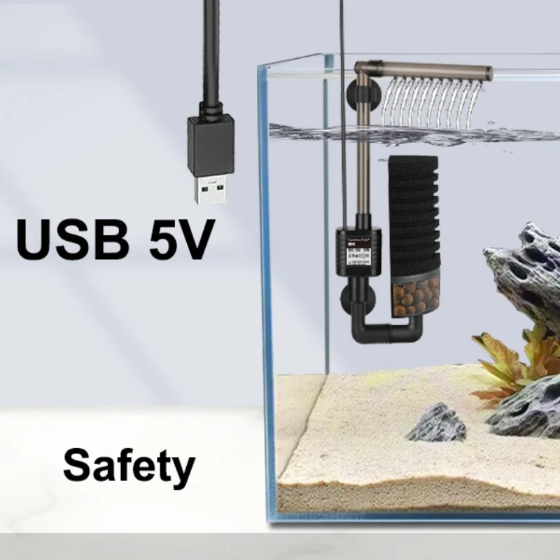 Leiser Aquariumfilter, USB-Bio – Saltwater Tank Bewertung und Preis